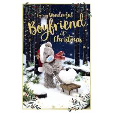 3D Holographic Boyfriend Me to You Bear Christmas Card Image Preview